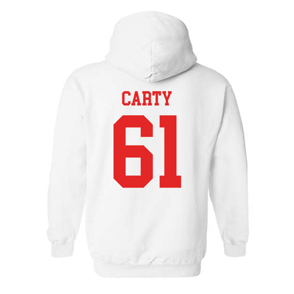 Texas Tech - NCAA Football : Connor Carty - Classic Shersey Hooded Sweatshirt-1
