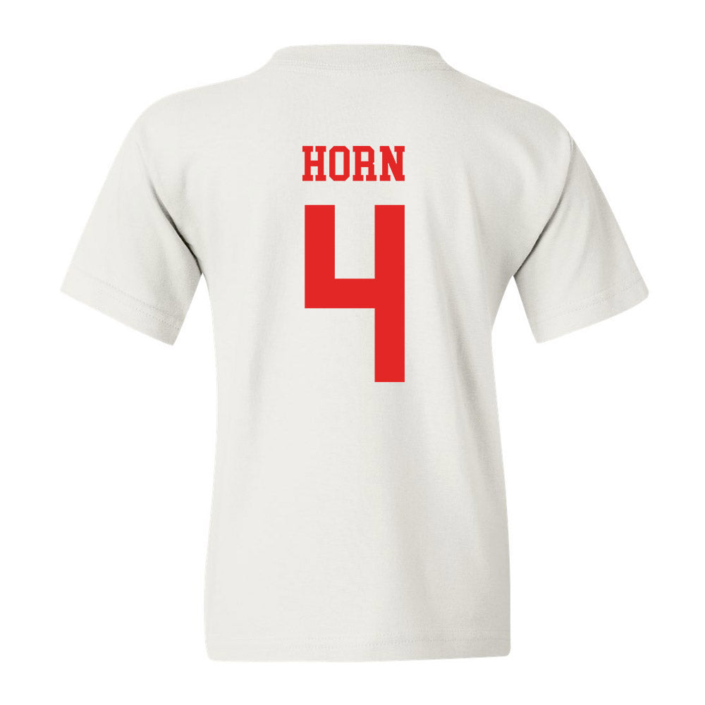 Texas Tech - NCAA Football : Maurion Horn - Classic Shersey Youth T-Shirt