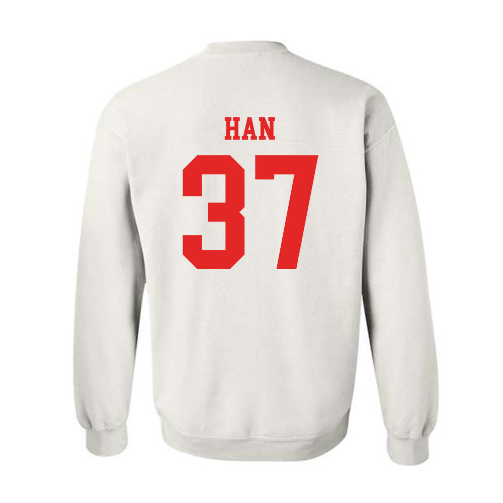 Texas Tech - NCAA Baseball : Heeryun Han - Classic Shersey Crewneck Sweatshirt-1
