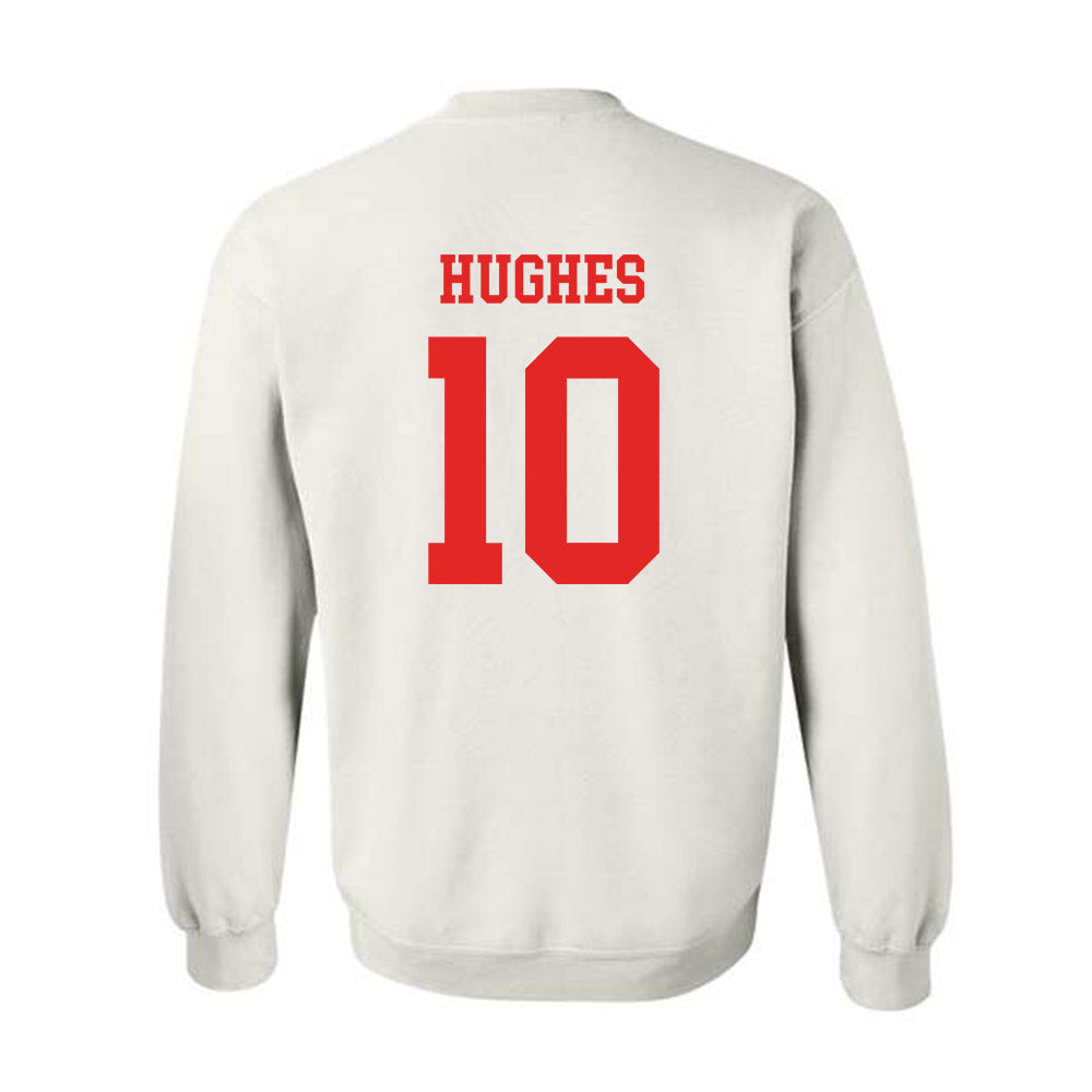 Texas Tech - NCAA Baseball : Logan Hughes - Classic Shersey Crewneck Sweatshirt-1