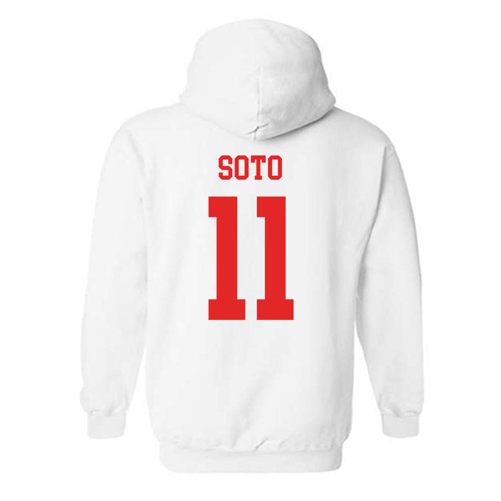 Texas Tech - NCAA Women's Soccer : Chloe Soto - Classic Shersey Hooded Sweatshirt-1