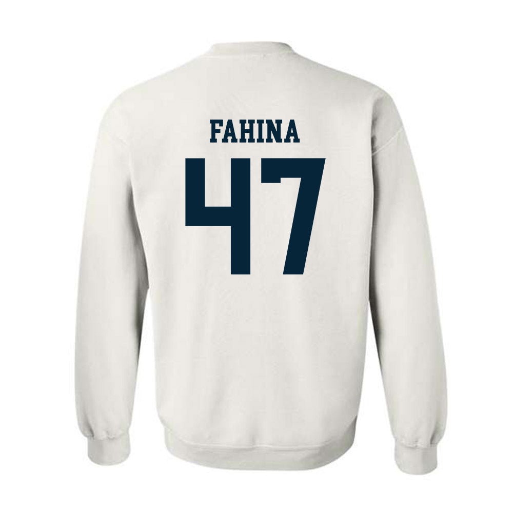 Utah State - NCAA Football : Naki Fahina - Classic Shersey Crewneck Sweatshirt-1