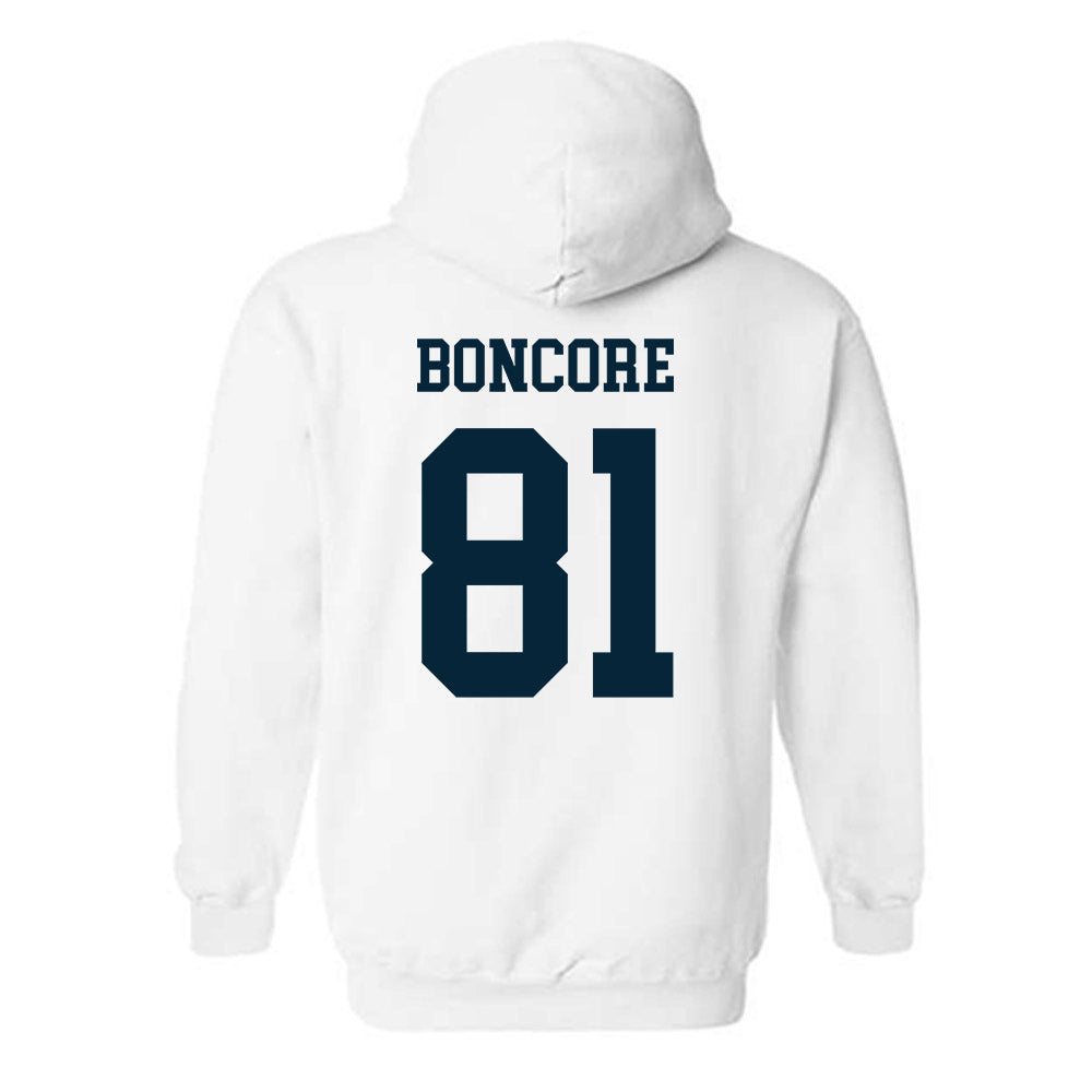 Utah State - NCAA Football : Nikko Boncore - Classic Shersey Hooded Sweatshirt-1