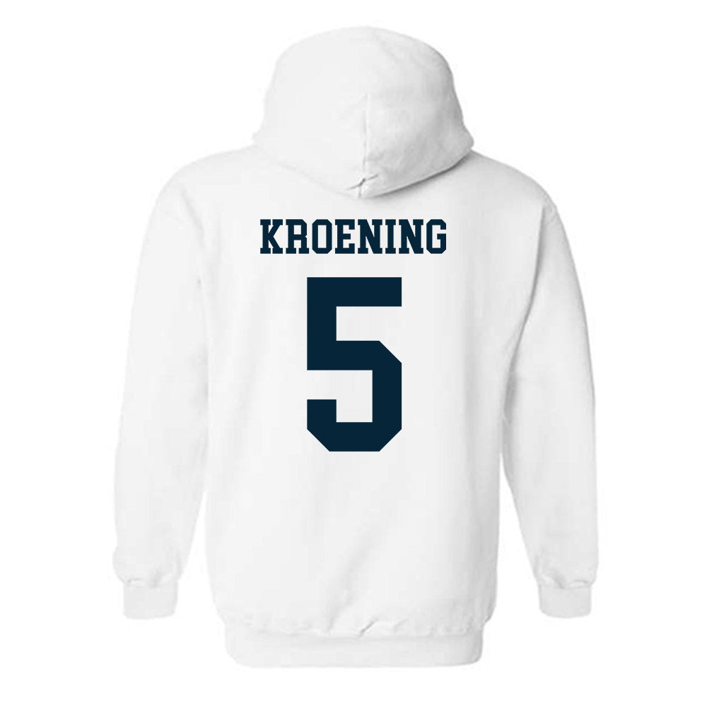 Utah State - NCAA Softball : Faith Kroening - Classic Shersey Hooded Sweatshirt-1