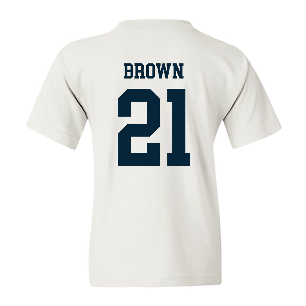Utah State - NCAA Football : Carter Brown - Classic Shersey Youth T-Shirt-1