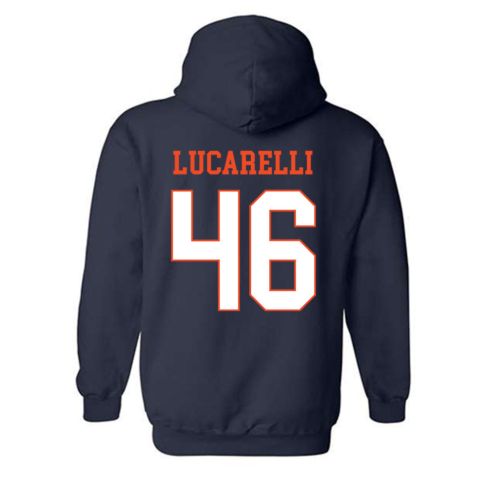 Virginia - NCAA Baseball : Christian Lucarelli - Hooded Sweatshirt-1