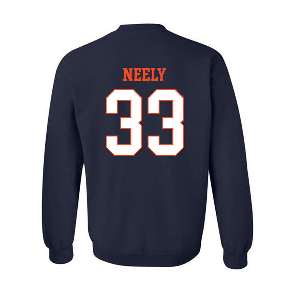 Virginia - NCAA Baseball : Bryce Neely - Crewneck Sweatshirt-1