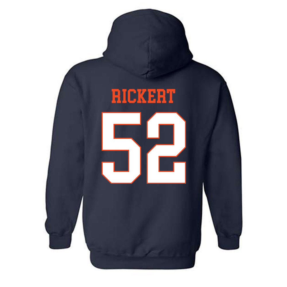 Virginia - NCAA Football : Daniel Rickert - Hooded Sweatshirt-1