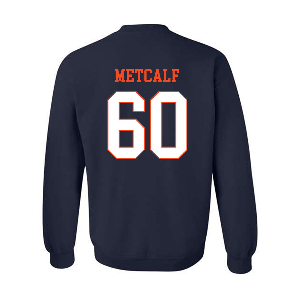 Virginia - NCAA Football : Drake Metcalf - Crewneck Sweatshirt-1