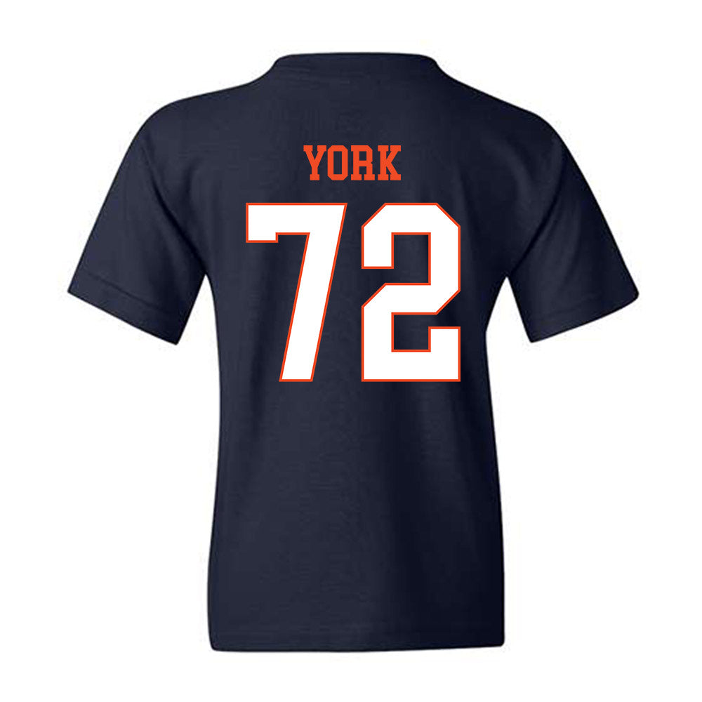 Virginia - NCAA Football : Benjamin York - Youth T-Shirt-1