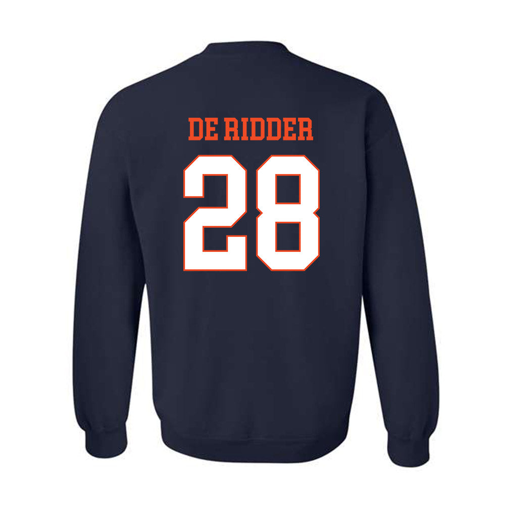Virginia - NCAA Men's Basketball : Thijs De Ridder - Crewneck Sweatshirt-1