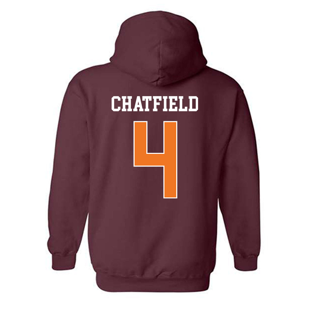 Virginia Tech - NCAA Softball : Michelle Chatfield - Classic Shersey Hooded Sweatshirt-1