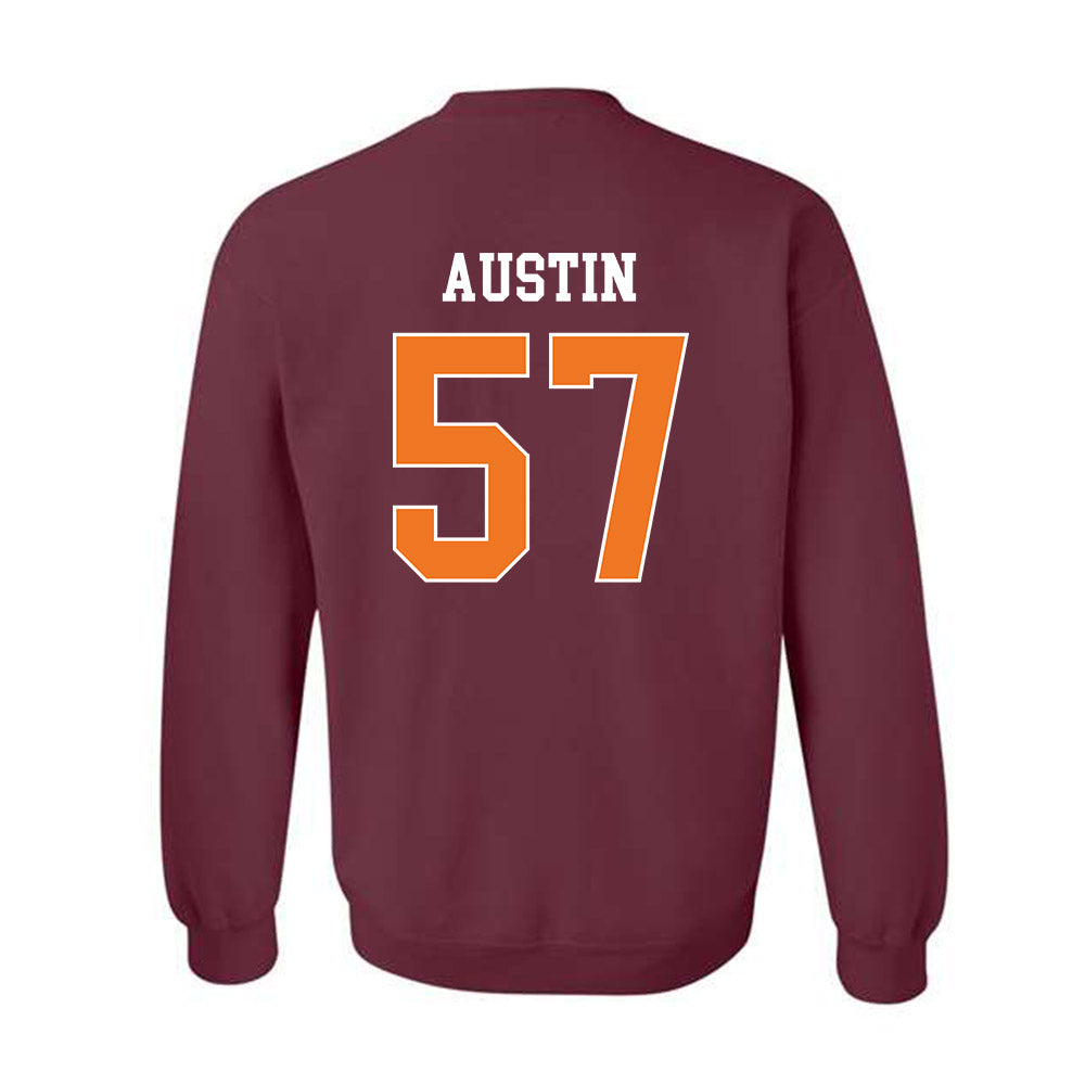 Virginia Tech - NCAA Football : Lucas Austin - Classic Shersey Crewneck Sweatshirt-1