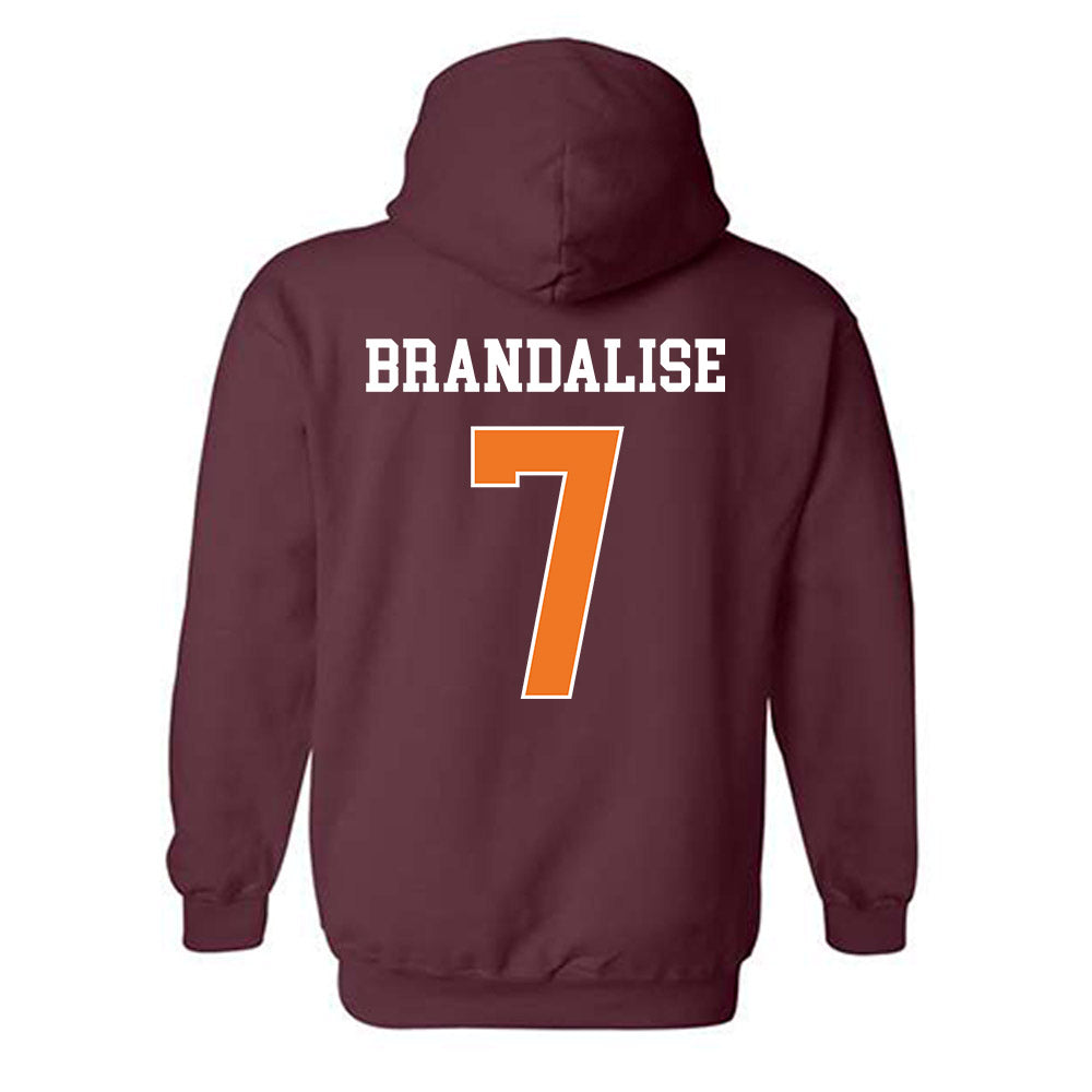 Virginia Tech - NCAA Women's Volleyball : Camilla Brandalise - Classic Shersey Hooded Sweatshirt-1