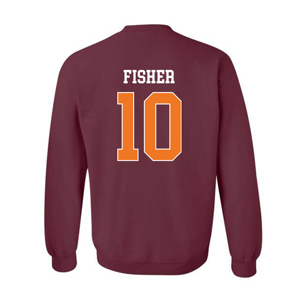 Virginia Tech - NCAA Softball : Addyson Fisher - Classic Shersey Crewneck Sweatshirt-1
