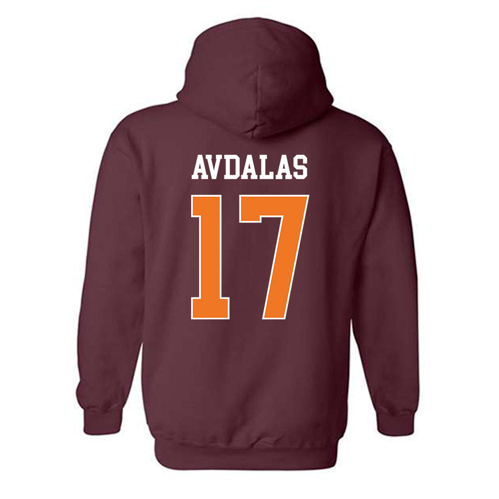 Virginia Tech - NCAA Men's Basketball : Neoklis Avdalas - Classic Shersey Hooded Sweatshirt-1