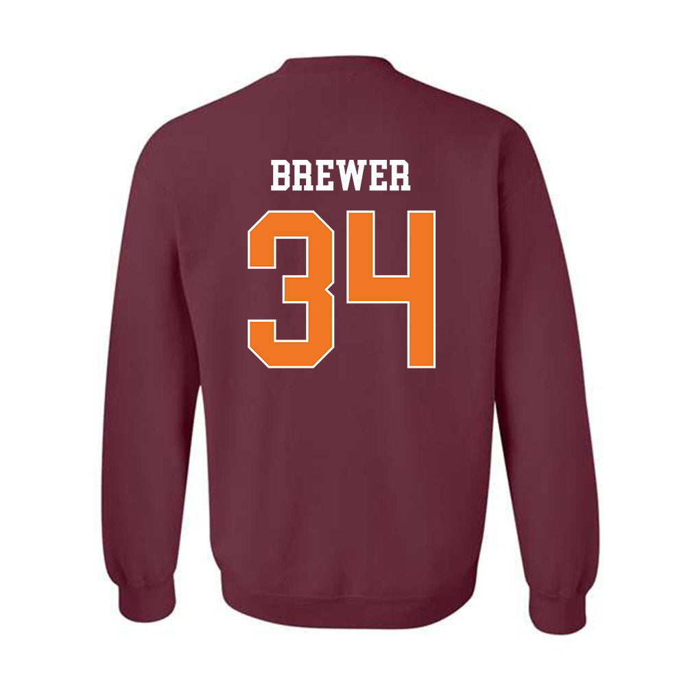 Virginia Tech - NCAA Women's Lacrosse : Jane Brewer - Classic Shersey Crewneck Sweatshirt-1