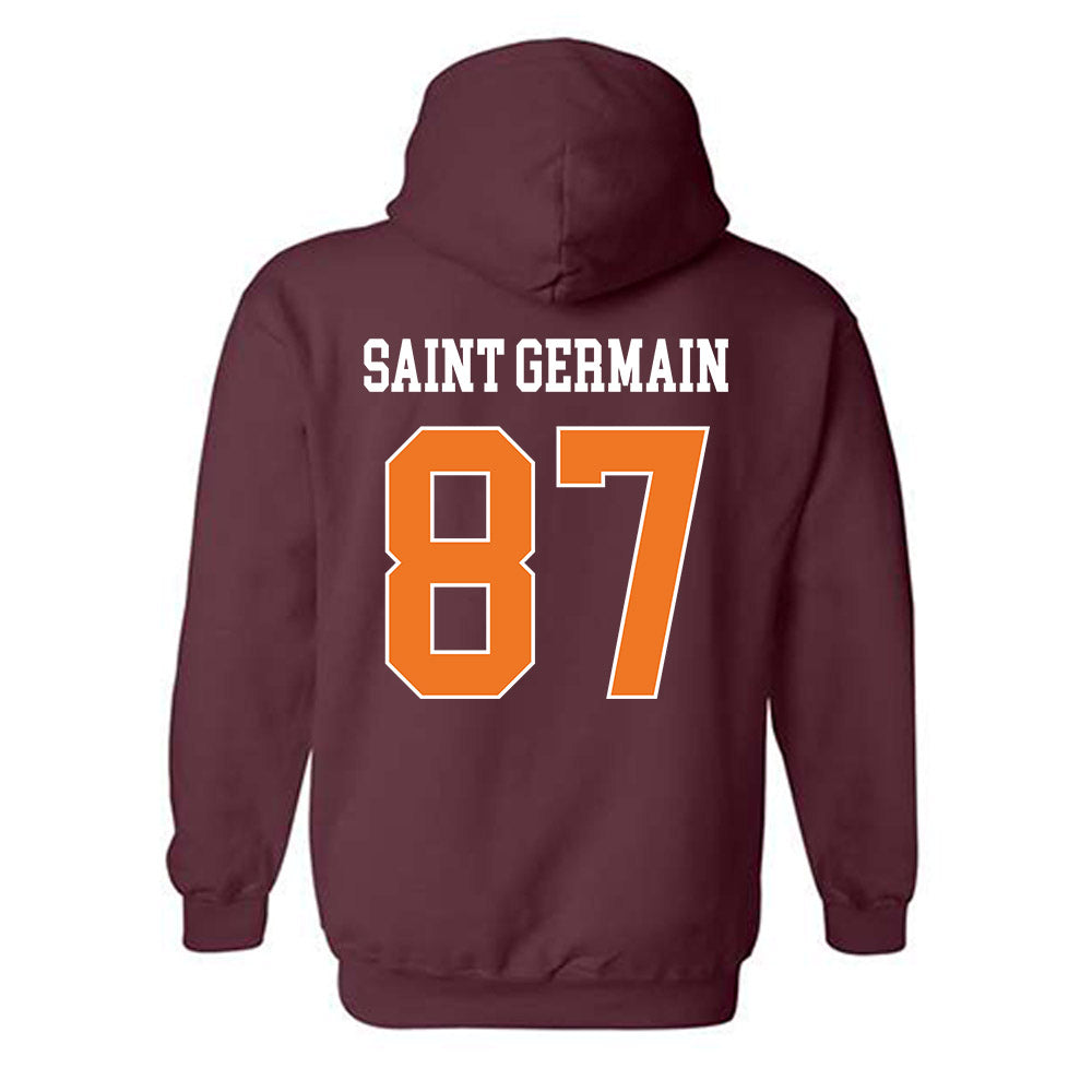Virginia Tech - NCAA Football : Harrison Saint Germain - Classic Shersey Hooded Sweatshirt-1
