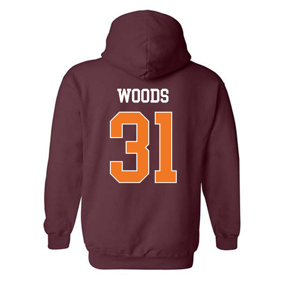 Virginia Tech - NCAA Women's Volleyball : Payton Woods - Classic Shersey Hooded Sweatshirt-1