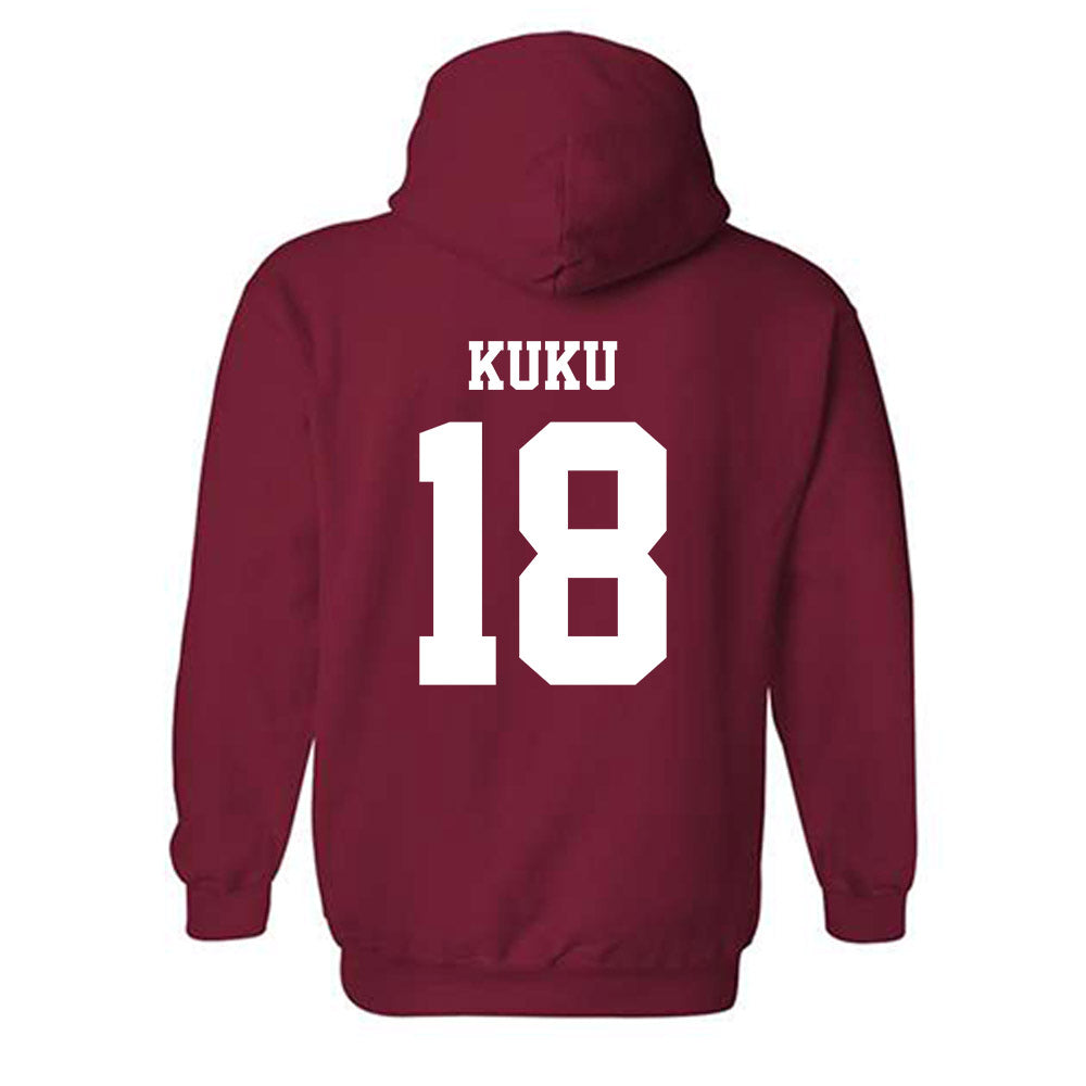 WSU - NCAA Football : David Kuku - Classic Shersey Hooded Sweatshirt-1