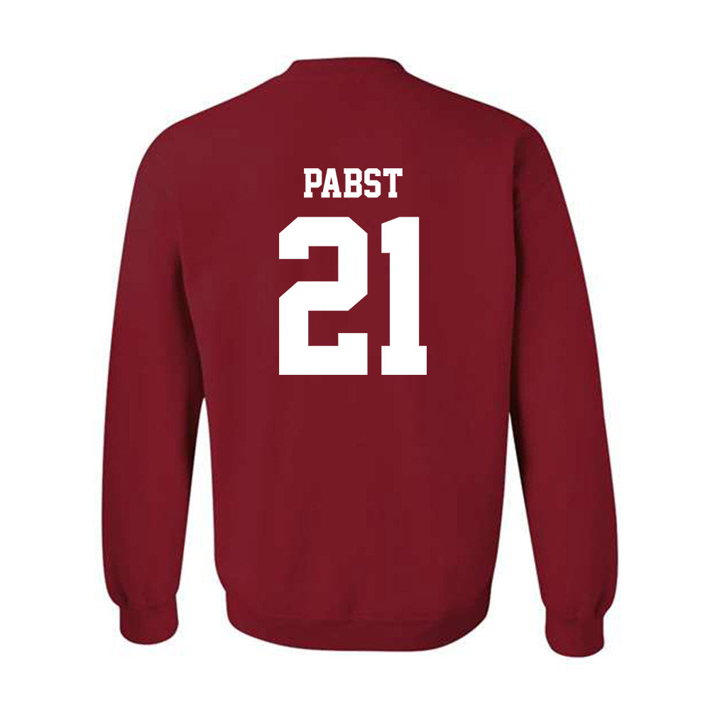 WSU - NCAA Football : Carter Pabst - Classic Shersey Crewneck Sweatshirt-1