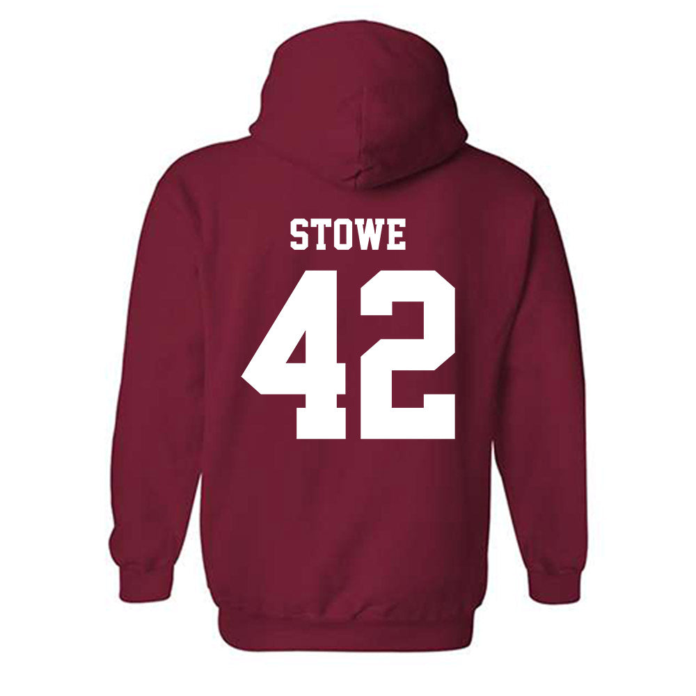 WSU - NCAA Baseball : Trevor Stowe - Classic Shersey Hooded Sweatshirt-1