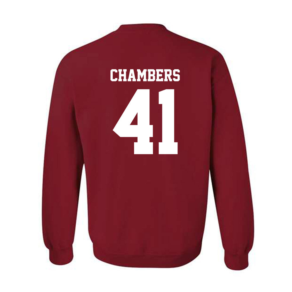 WSU - NCAA Baseball : Bryce Chambers - Classic Shersey Crewneck Sweatshirt-1