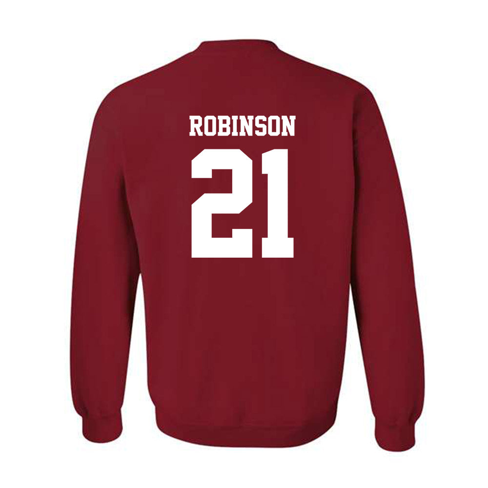 WSU - NCAA Baseball : Dustin Robinson - Classic Shersey Crewneck Sweatshirt-1