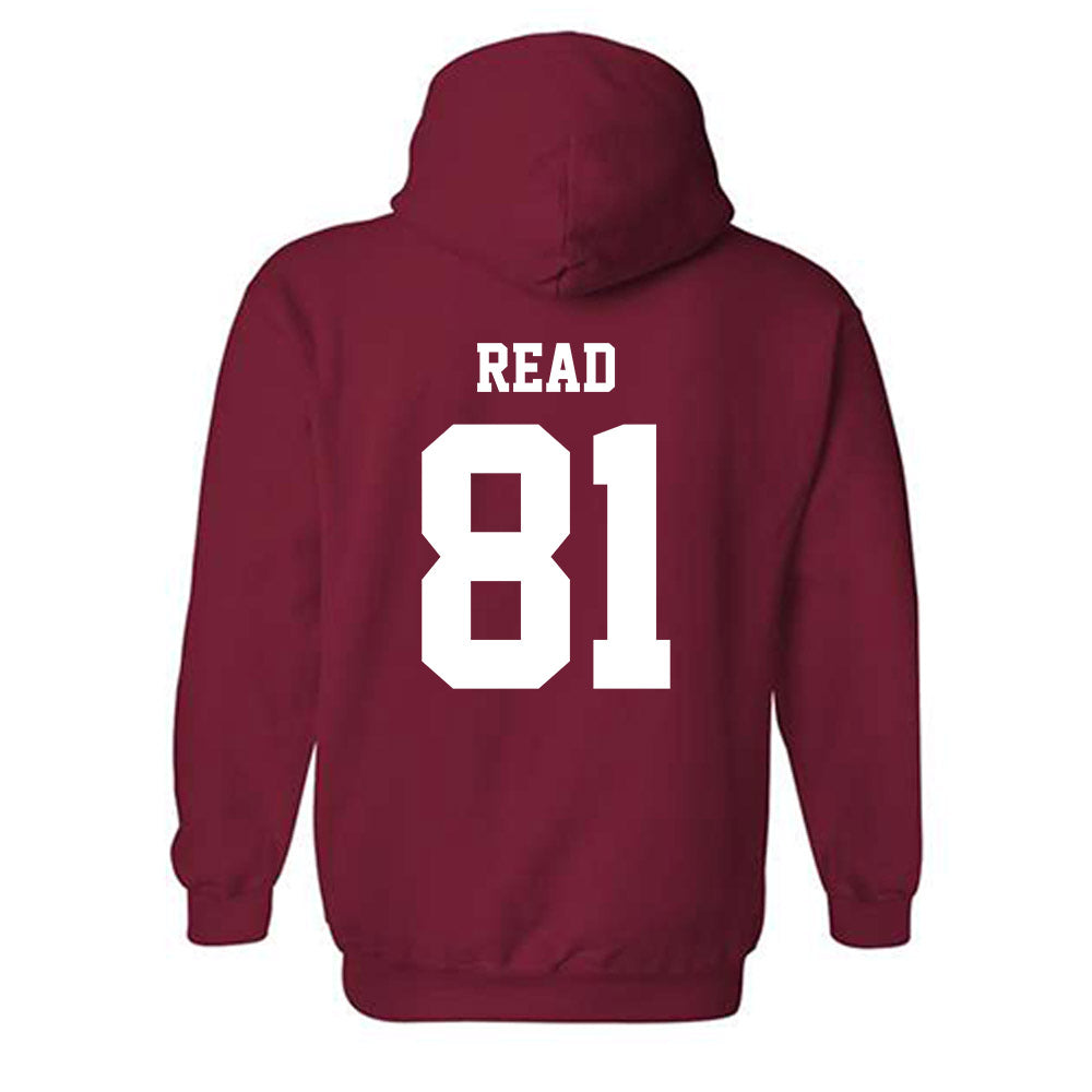 WSU - NCAA Football : Peyton Read - Classic Shersey Hooded Sweatshirt-1