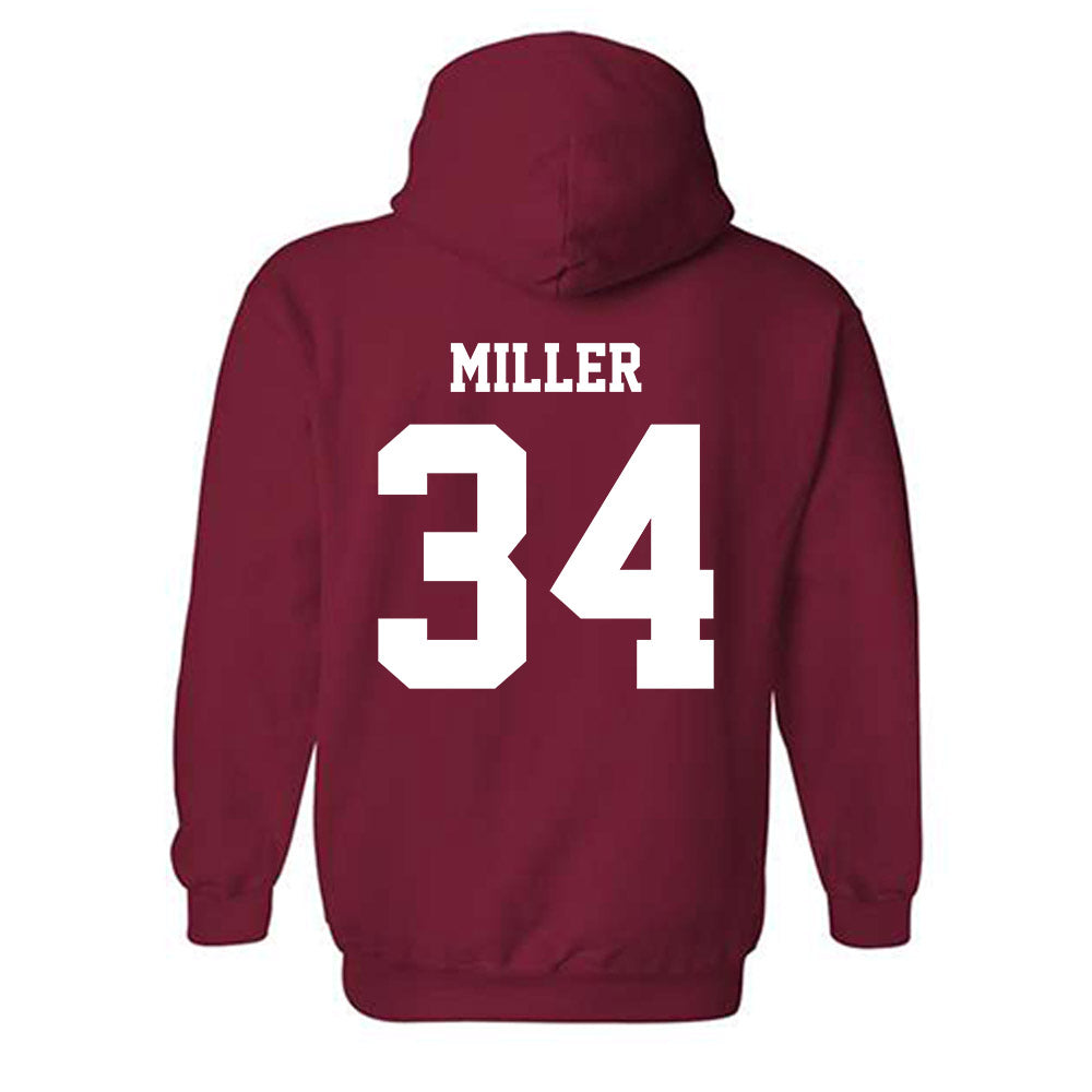 WSU - NCAA Football : Sir Brody Miller - Classic Shersey Hooded Sweatshirt-1