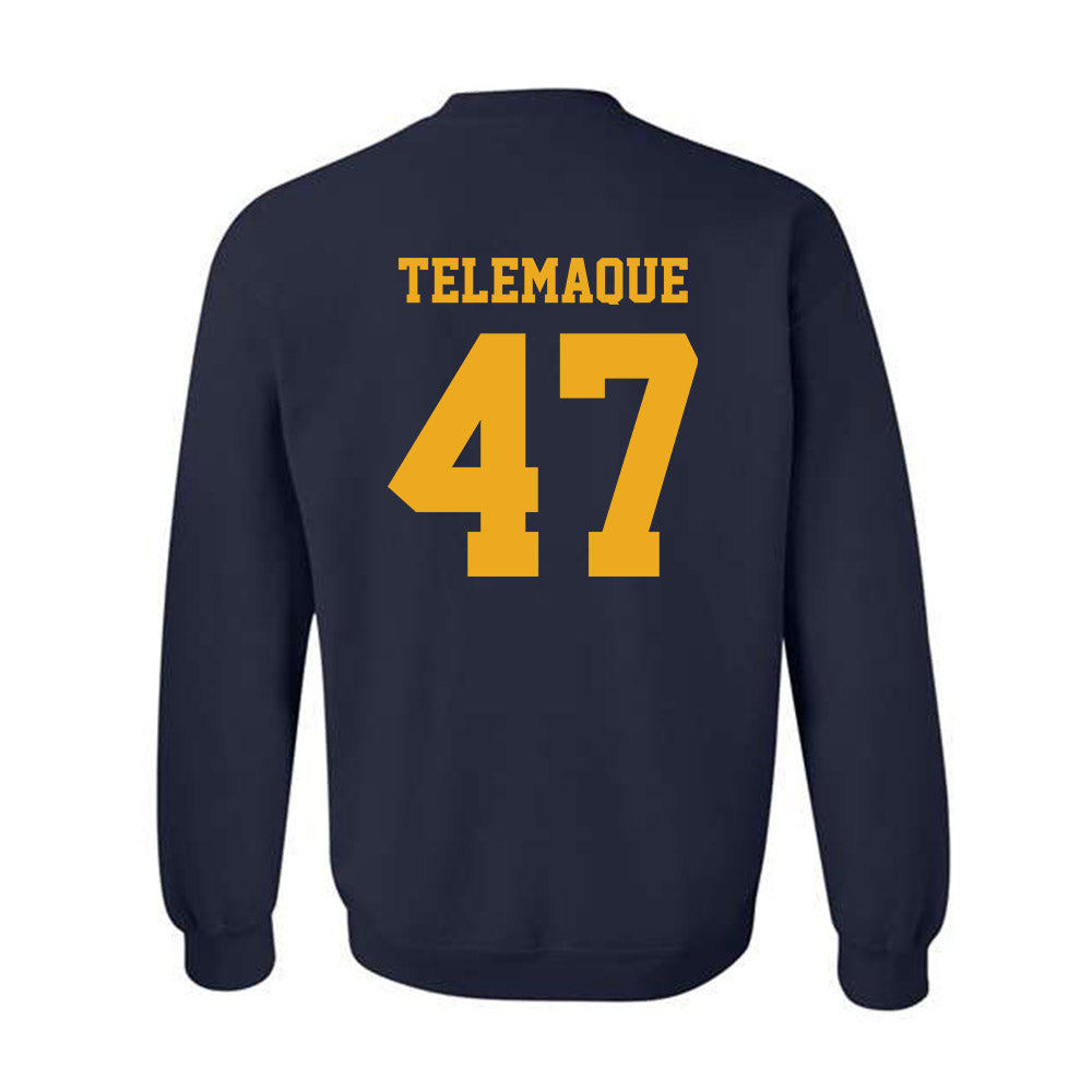 West Virginia - NCAA Football : Wilnerson Telemaque - Classic Shersey Crewneck Sweatshirt-1