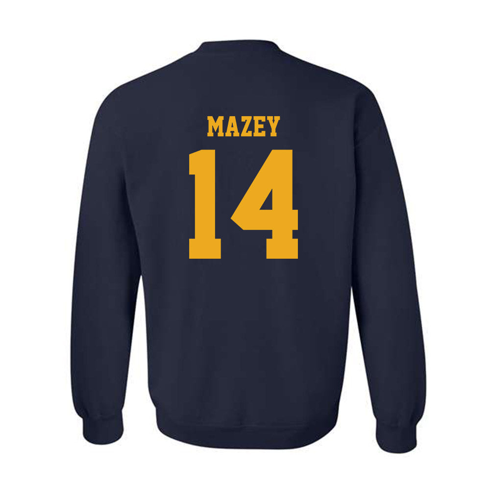 West Virginia - NCAA Baseball : Weston Mazey - Classic Shersey Crewneck Sweatshirt-1