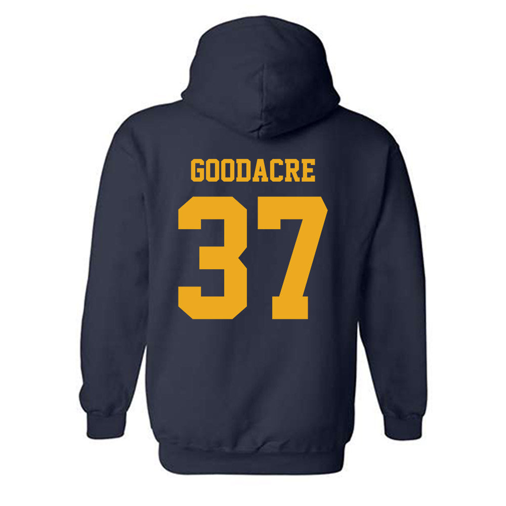West Virginia - NCAA Baseball : Ben Goodacre - Classic Shersey Hooded Sweatshirt-1