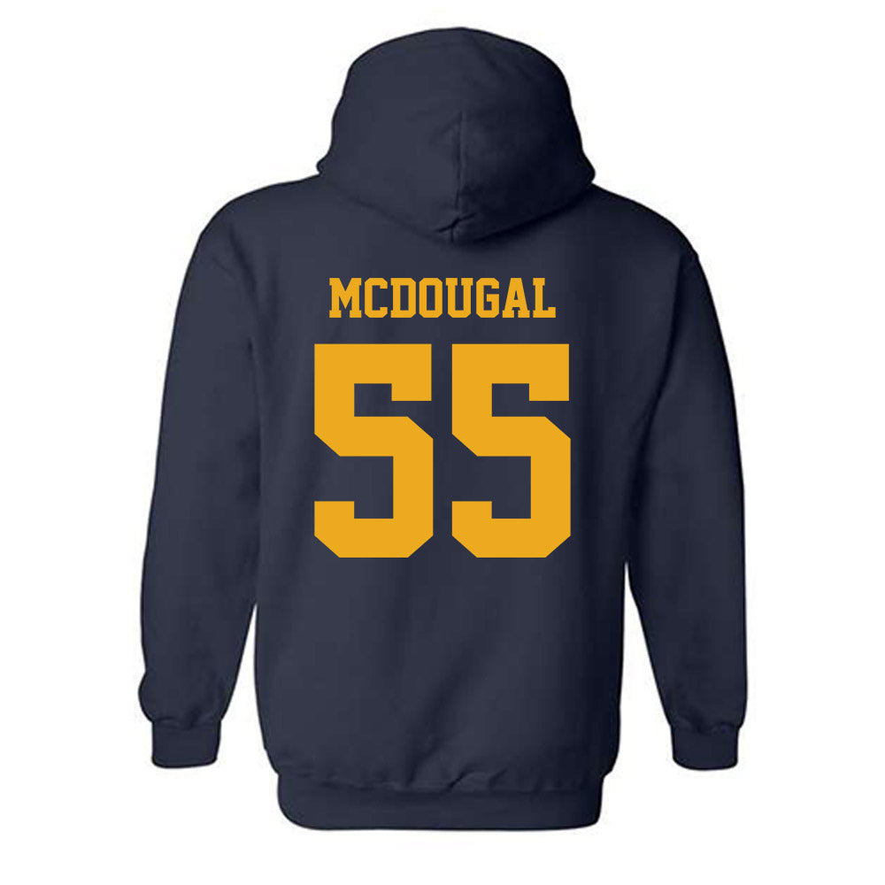 West Virginia - NCAA Baseball : Ben McDougal - Classic Shersey Hooded Sweatshirt-1