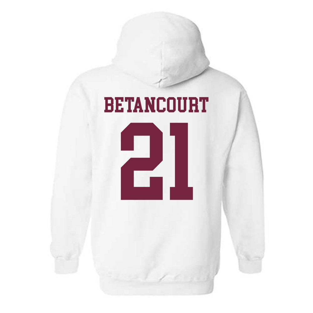 Fordham - NCAA Men's Soccer : Elias Betancourt - Classic Shersey Hooded Sweatshirt-1