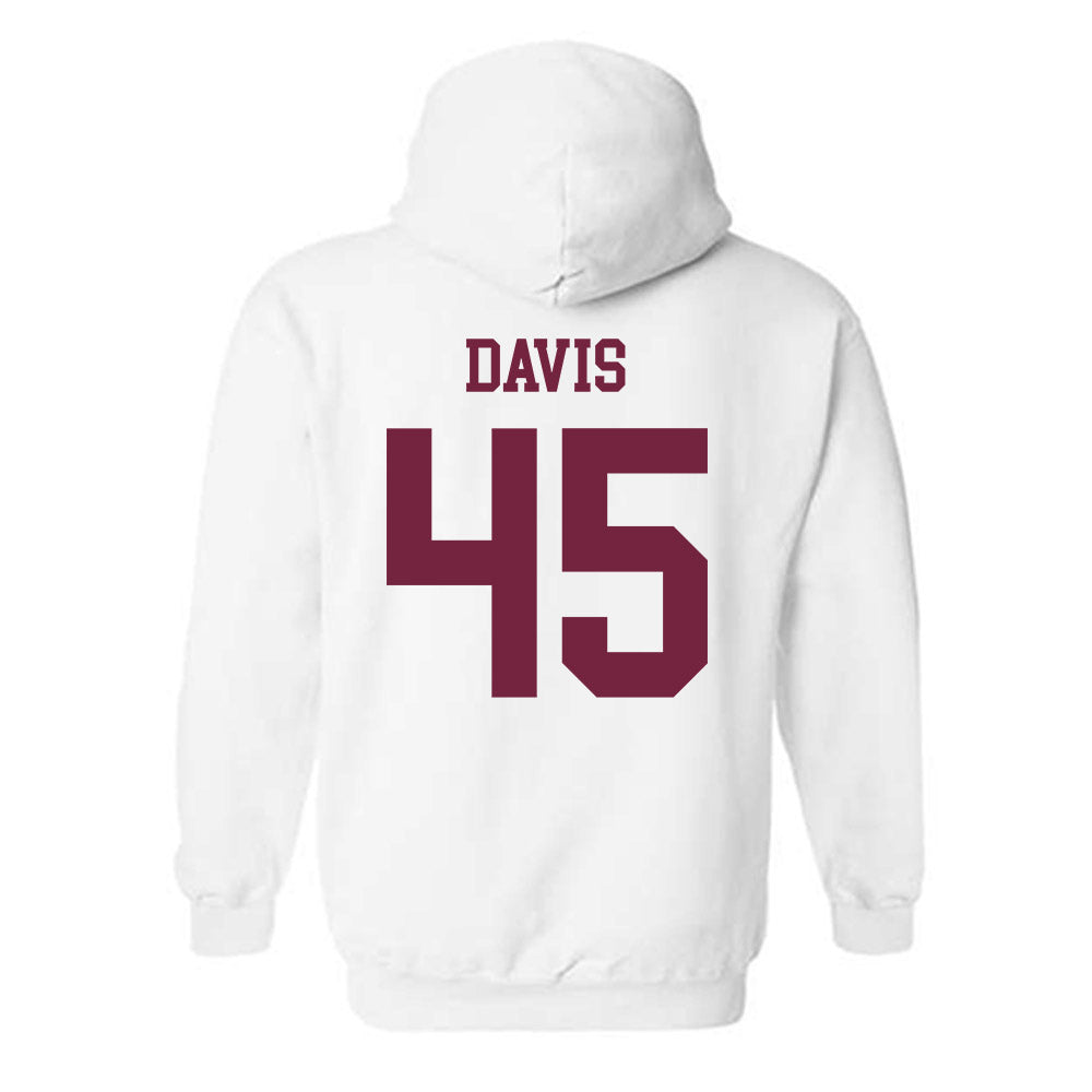 Fordham - NCAA Football : Tyler Davis - Classic Shersey Hooded Sweatshirt-1