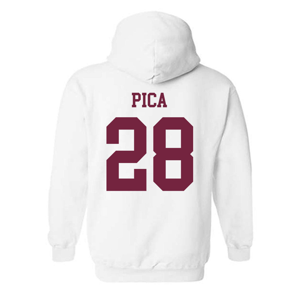 Fordham - NCAA Men's Soccer : Christian Pica - Classic Shersey Hooded Sweatshirt-1