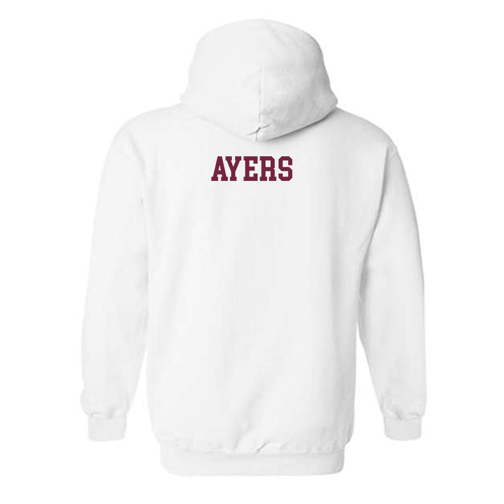 Fordham - NCAA Men's Swimming & Diving : Alex Ayers - Classic Shersey Hooded Sweatshirt-1