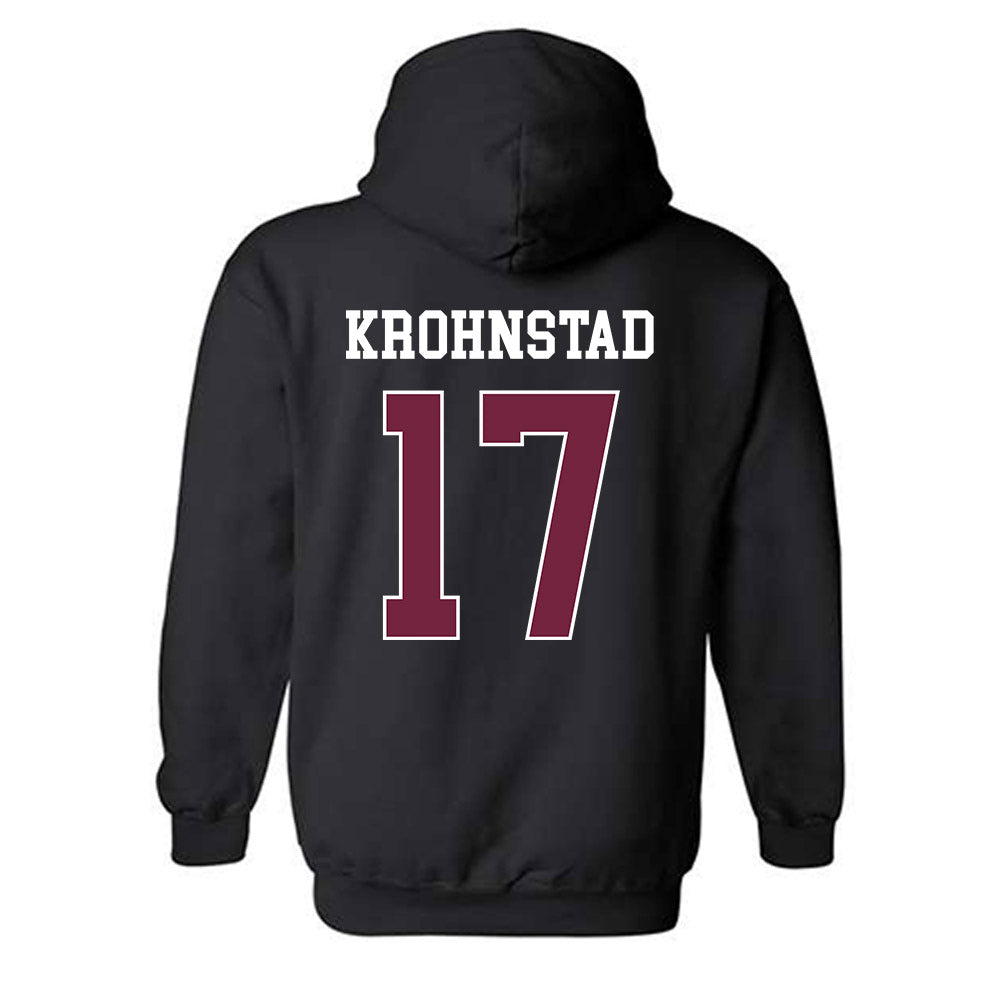 Fordham - NCAA Men's Soccer : Erik Krohnstad - Classic Shersey Hooded Sweatshirt-1