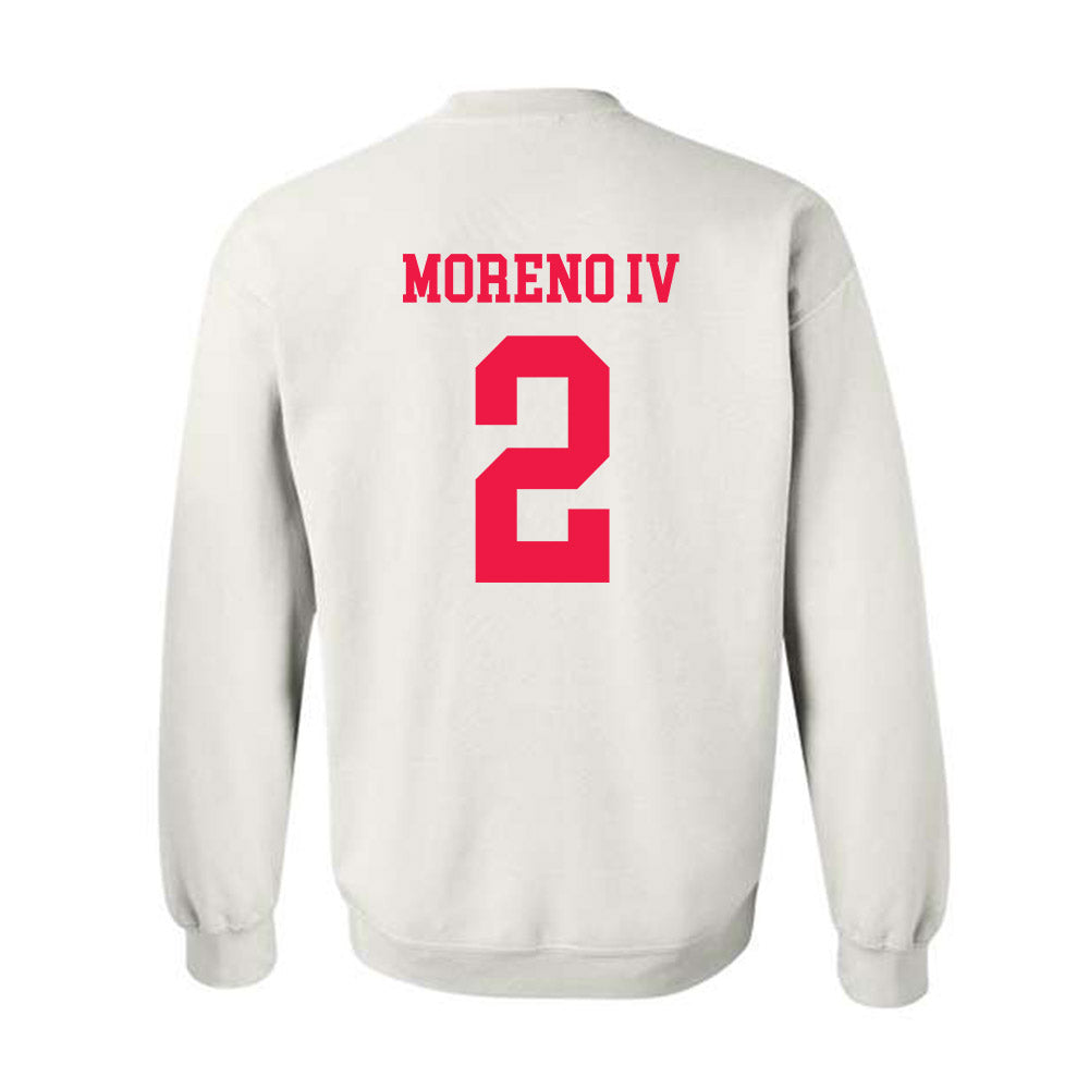 Lamar - NCAA Baseball : Heladio Moreno IV - Classic Shersey Crewneck Sweatshirt-1
