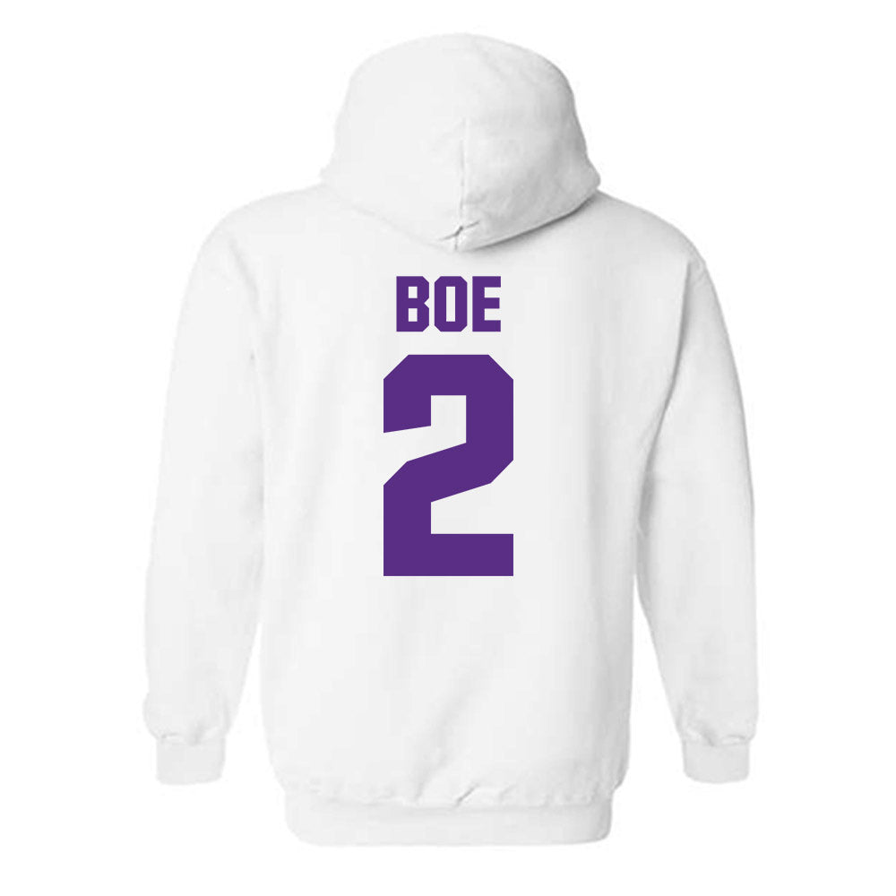 Northwestern - NCAA Football : Ryan Boe - Sports Shersey Hooded Sweatshirt