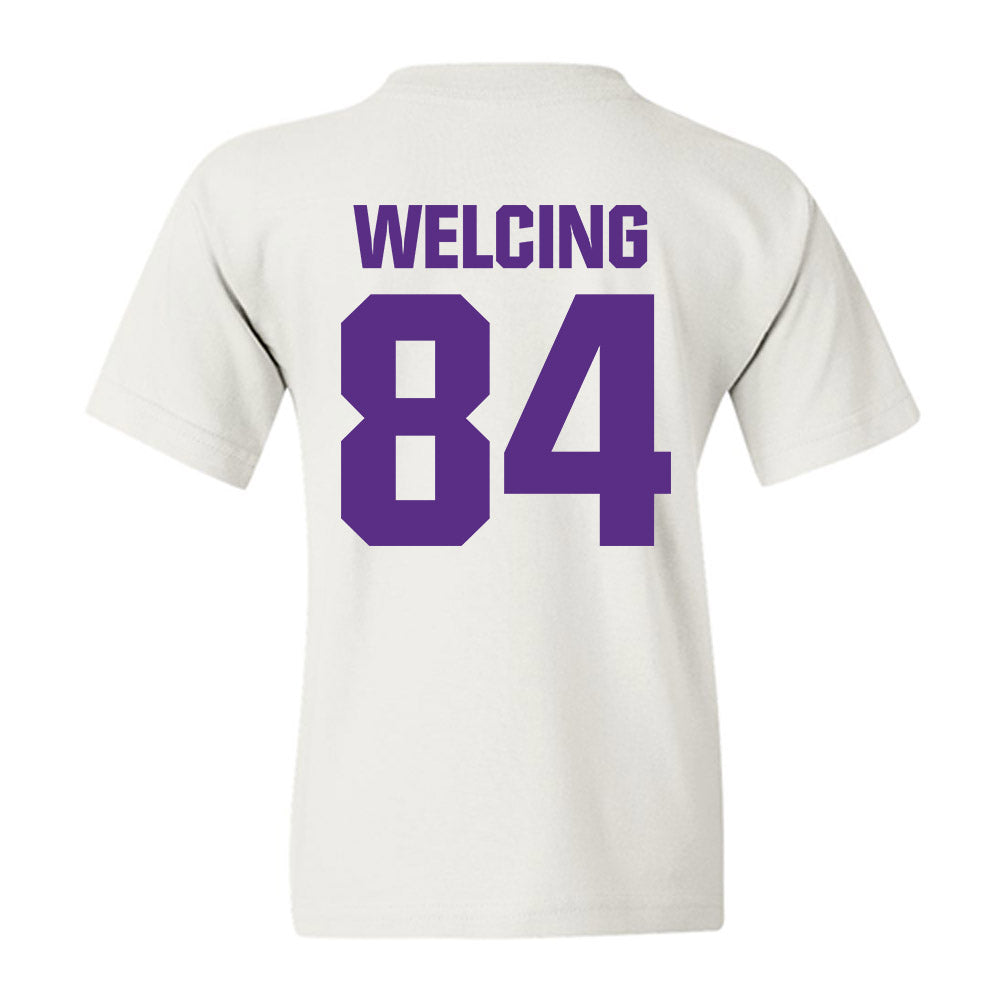 Northwestern - NCAA Football : Hunter Welcing - Sports Shersey Youth T-Shirt-1