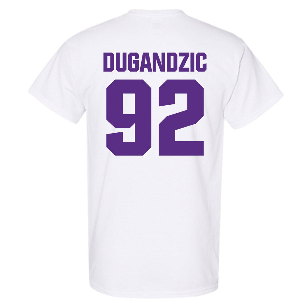 Northwestern - NCAA Football : Nikola Dugandzic - Sports Shersey T-Shirt-1