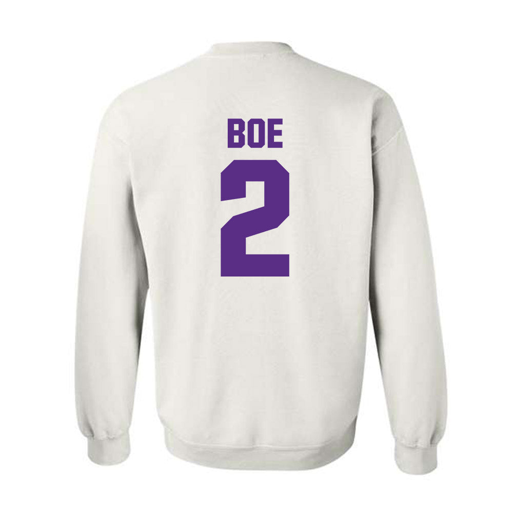 Northwestern - NCAA Football : Ryan Boe - Sports Shersey Crewneck Sweatshirt