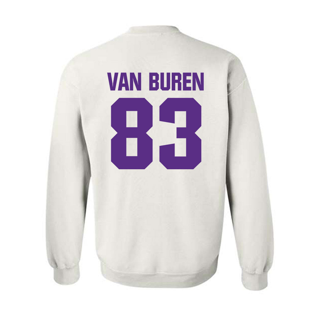 Northwestern - NCAA Football : Blake Van Buren - Sports Shersey Crewneck Sweatshirt