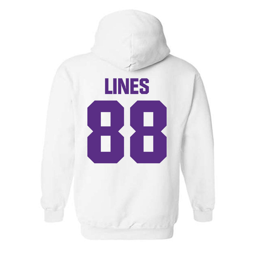 Northwestern - NCAA Football : Alex Lines - Sports Shersey Hooded Sweatshirt-1