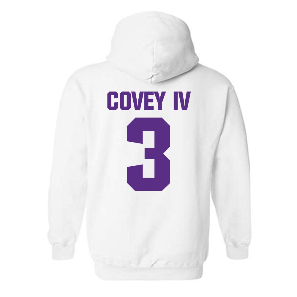 Northwestern - NCAA Football : Frank Covey IV - Sports Shersey Hooded Sweatshirt-1