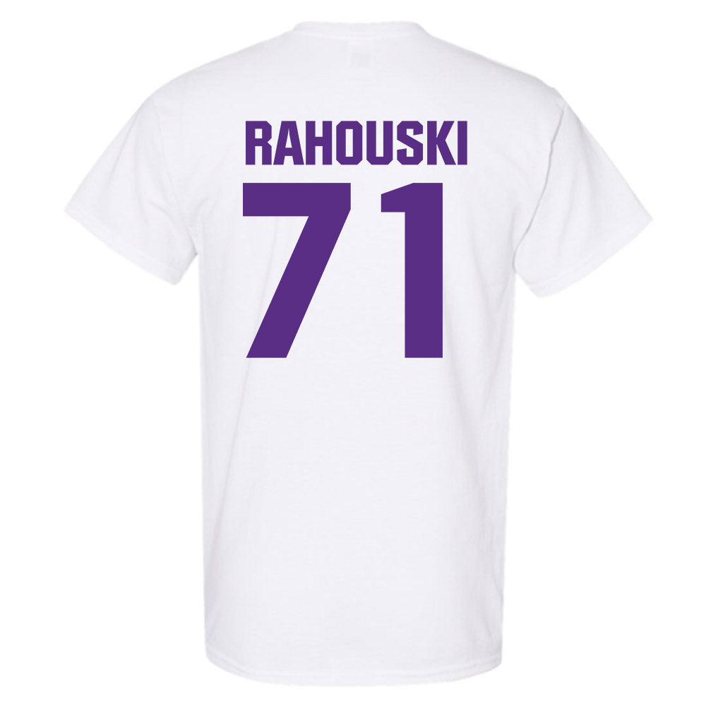 Northwestern - NCAA Football : Dennis Rahouski - Sports Shersey T-Shirt-1