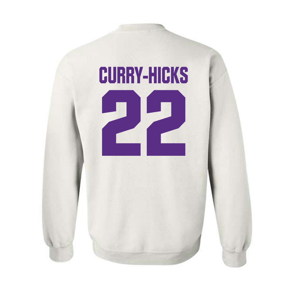 Northwestern - NCAA Football : Terrion Curry-Hicks - Sports Shersey Crewneck Sweatshirt