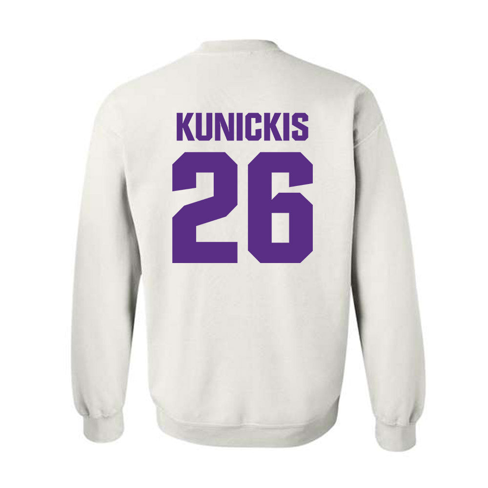 Northwestern - NCAA Football : Albert Kunickis - Sports Shersey Crewneck Sweatshirt-1